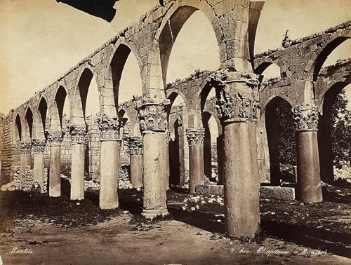 Cuadro retro de ruinas de Líbano lámina decorativa de 60x90cm para tapar imperfecciones