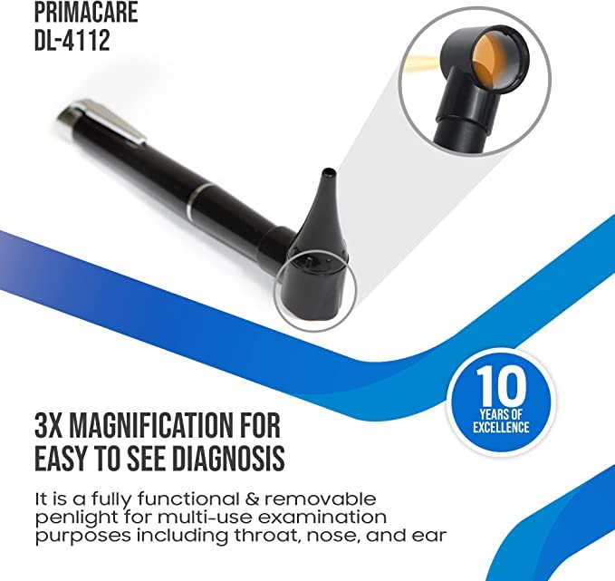 High resolution LED ear lights, full spectrum medical LED pocket clip soft white natural compact and portable ENT tool with home or clinic use of worldly proprode diagnostic otoscope kit High resolution LED ear lights, full spectrum medical LED pocket clip soft white natural compact and portable ENT tool with home or clinic use of worldly proprode diagnostic otoscope kit