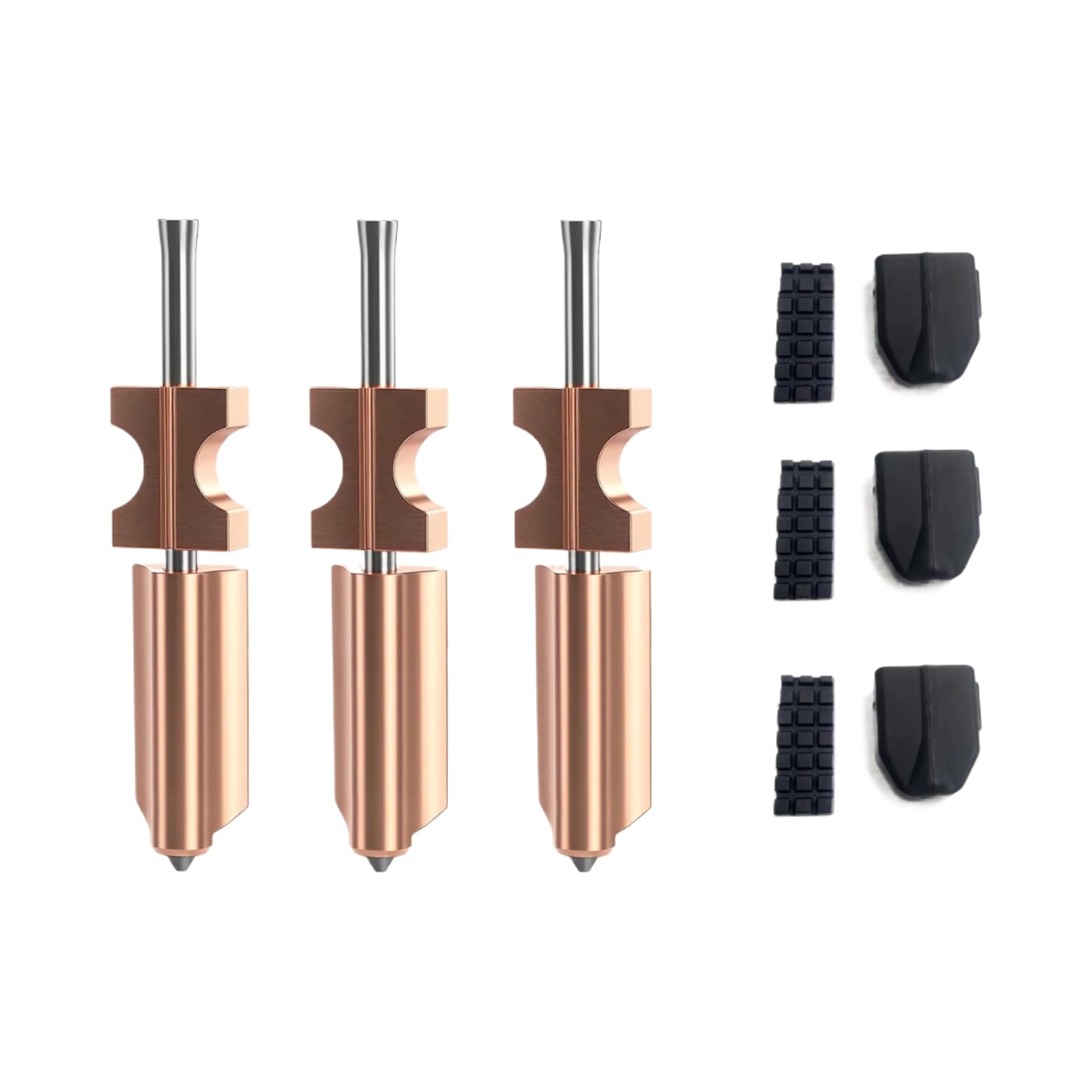 1 pcs Buse bimétallique en acier trempé 0.25/0.4/0.6/0.8mm Hotend