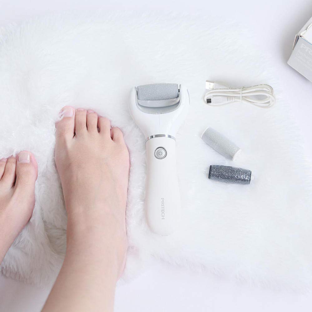 Herramienta de pedicura eléctrica USB lima de pie cutícula seca dura eliminación de piel cuidado de los pies