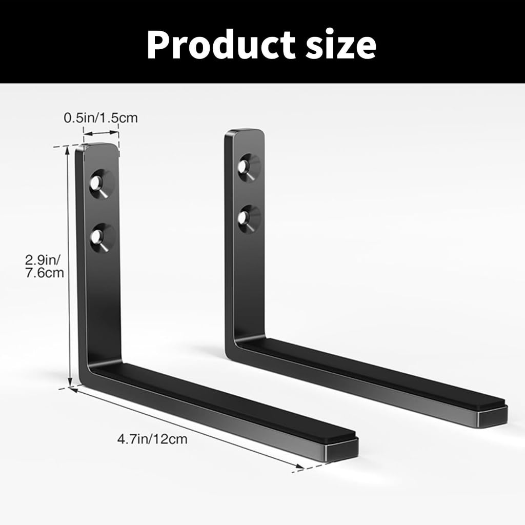 Uchwyt ścienny soundbar z regulowaną głębokością do stylowych wnętrz