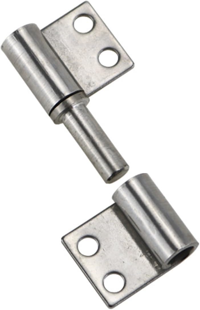 Kyuepong With Holes Electrical Cabinet Door Hinge, Detachable Hinge Suitable For Industrial Electrical And Mechanical Equipment Cabinet Door Hinges 1Pcs(With Holes)