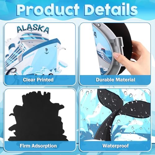 Blosssound 16 imanes decorativos Alaska para puerta miniatura 2