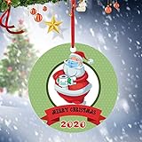 adornos navideños para el baño a crochet ?? 【Un año extraordinario 】Excelente para mamá, papá, hijo, hija, hermano, hermana, tío, su familia y amigos, o cualquier persona para desearles lo mejor y también darles algo de qué reírse en estos tiempos desafortunados.