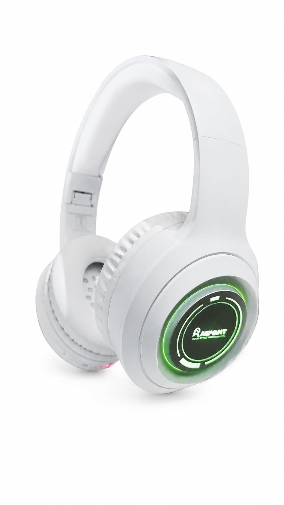 RASSFOAT X7 RGB Wireless Headphones – Powerful Sound, 30H Playtime & Stunning 7-Color RGB Lights. Foldable, Comfortable, and Perfect for Music, Gaming, Movies & Calls—Anywhere, Anytime. (White)-image-34