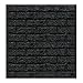 Carta da Parati Adesiva a Mattoni 3D, Set di 10 Pannelli Autoadesivi da Parete in PVC, Stickers Design Moderno, 77x70 cm, per Muri e Soffitto di Cucina, Ufficio e Camera (Mattoni Nero-10 PCS)