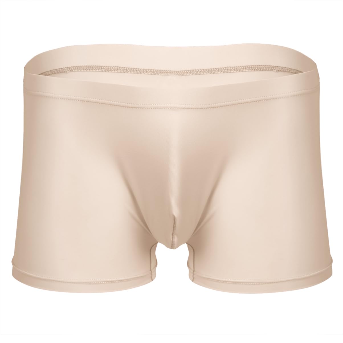 Alvivi Men's Ice Silk See Though Boxer Briefs Bugle Pouch Panties Trunks Shorts Underwear