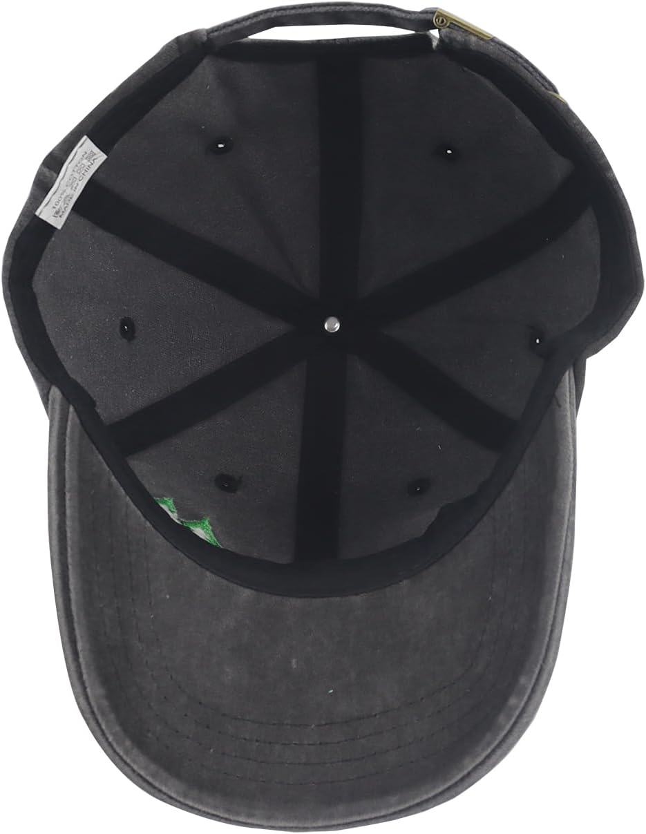 Pine Trees Hats for Men Women, Adjustable 3D Embroidered Cotton Outdoors Baseball Cap - Image 5