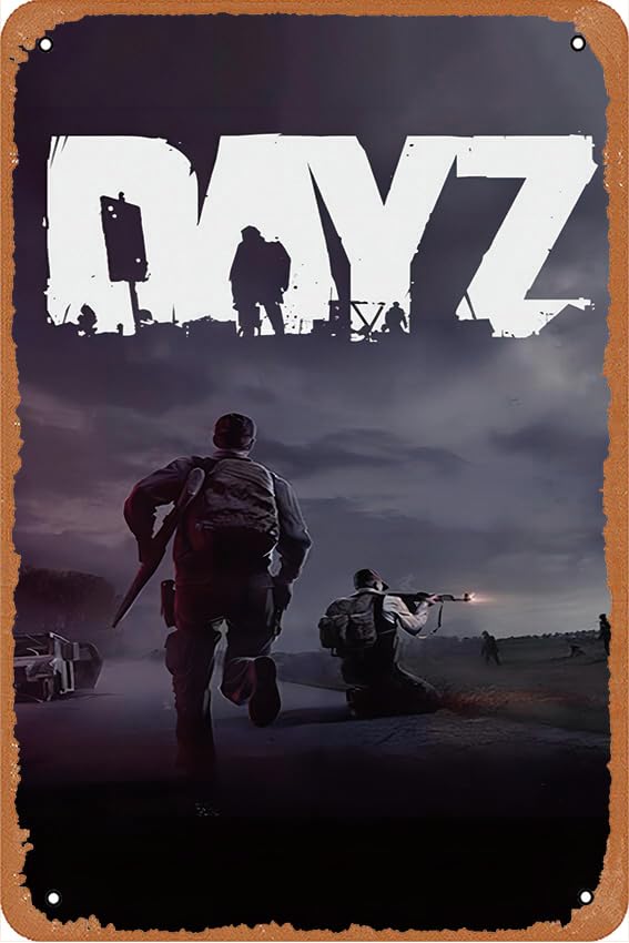 Dayz Video Game Poster Poster and Pub Bar Vintage classic Tin Sign