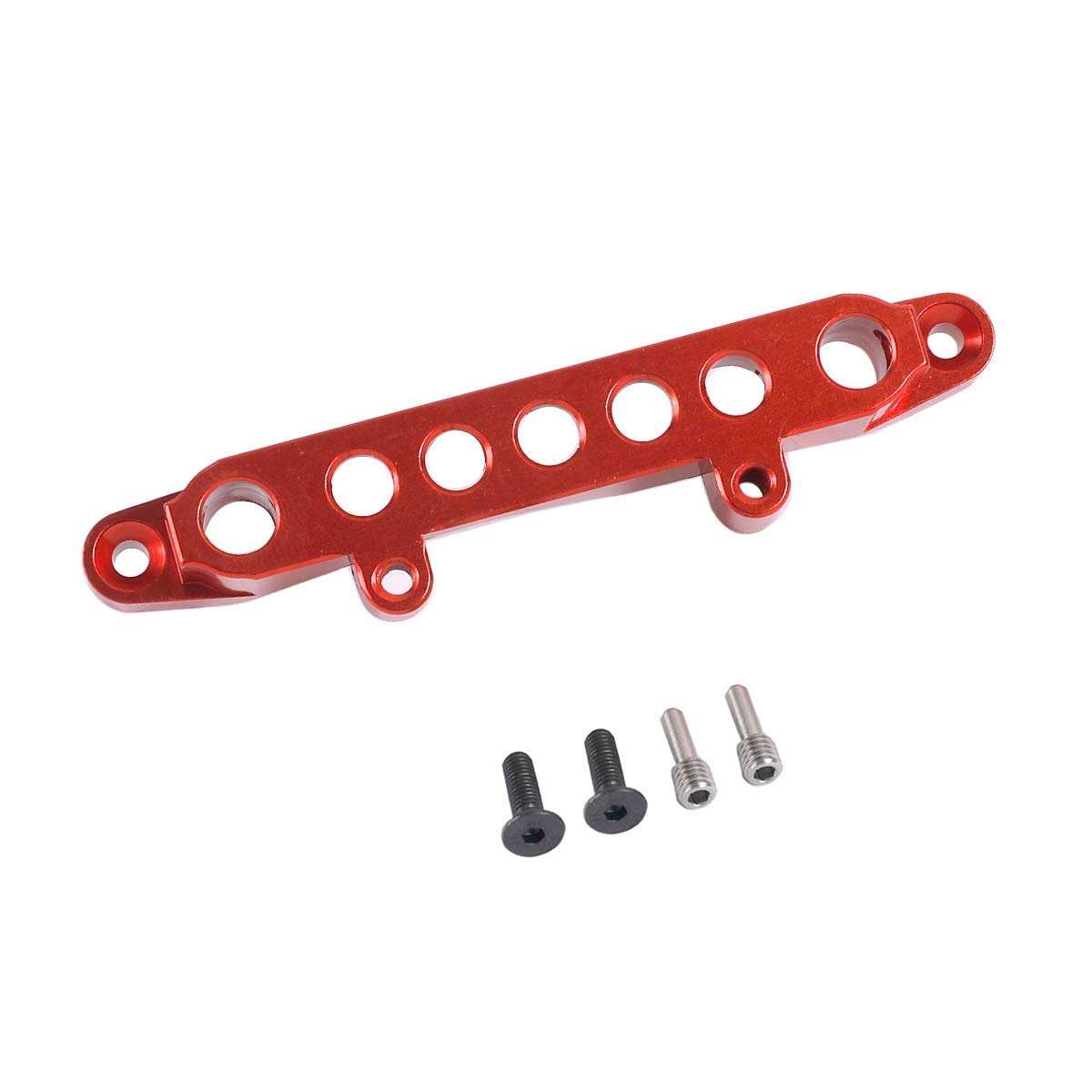 Aluminum Rear Shock Tower Brace For Axial SCX10 III RC Crawler - CNC Upgrade Part, Black - View #2