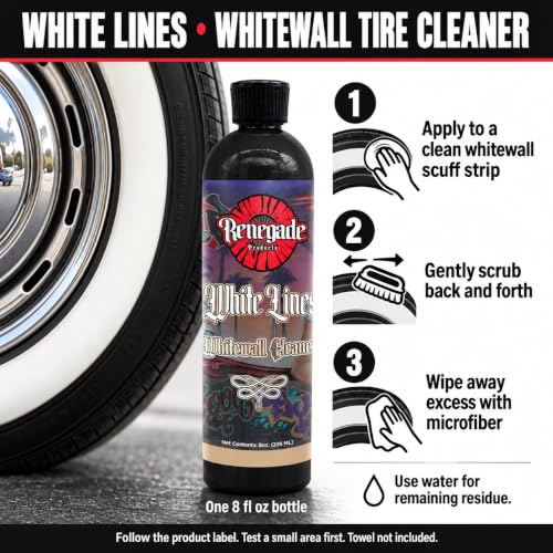Renegade Products LFGRPCLRWLWC8 White Wall Tire Cleaner
