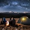 Bessport Camping Tent 1/2 Person Tent Waterproof Two Doors Backpacking Tent Easy Setup Lightweight for Outdoor, Hiking Mountaineering Travel
