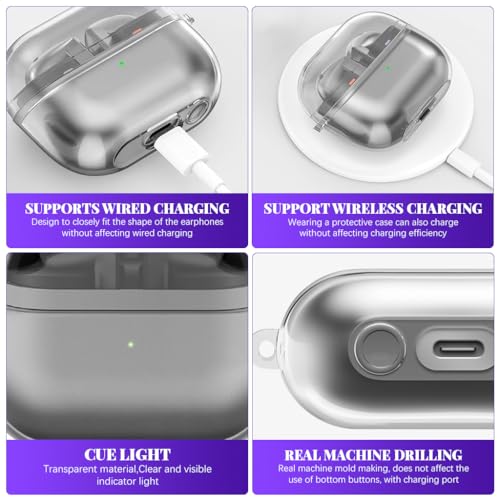 Image of ZORBES Compatible with Samsung Galaxy Buds 3 Series TPU Case with Lanyard | Scratch and Scuff Shield, Secure Lanyard Carry, Easy Charging Access, Slim Everyday Protection, Simple Snap-On Use