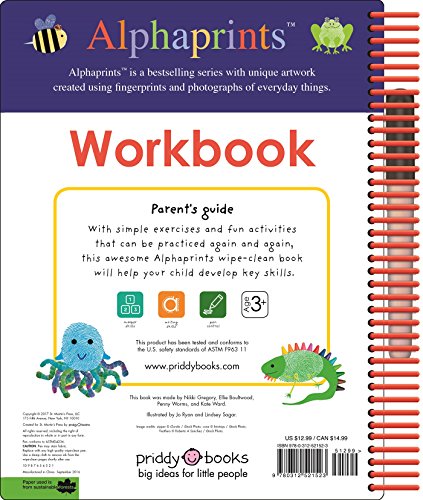 Image of Alphaprints: Wipe Clean Workbook ABC (Wipe Clean Activity Books)