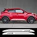 Piaobaige 2 Pièces Autocollants De Jupe De Porte De Voiture pour Nissan Juke Nismo des Deux Côtés De Course Sport Étanche Auto Style De Carrosserie Tuning Accessoires De Voiture