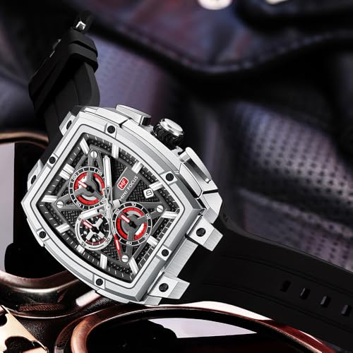 Image of MF MINI FOCUS Men's Watch Analog Wrist Watchh for Men with Chronograph,Ideal for Sports Enthusiasts and Daily Wear