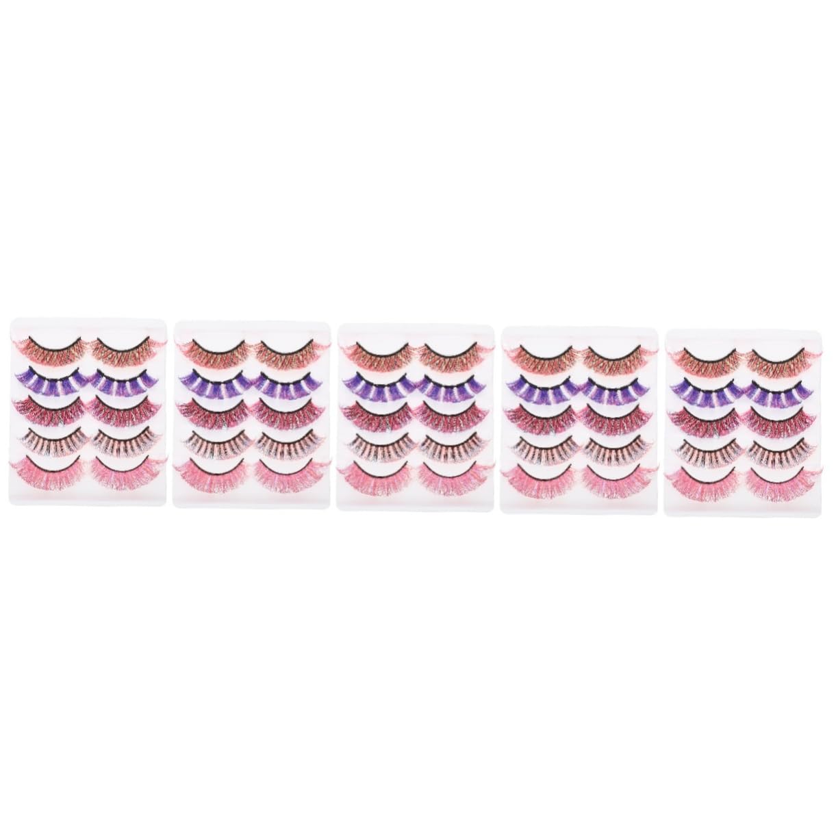 FRCOLOR Vivid Eyelashes Curl Mischpackung Für Dramatische Wimpernlooks Wiederverwendbare Und Realistische Falsche Wimpern Für Wimpernverlängerungen