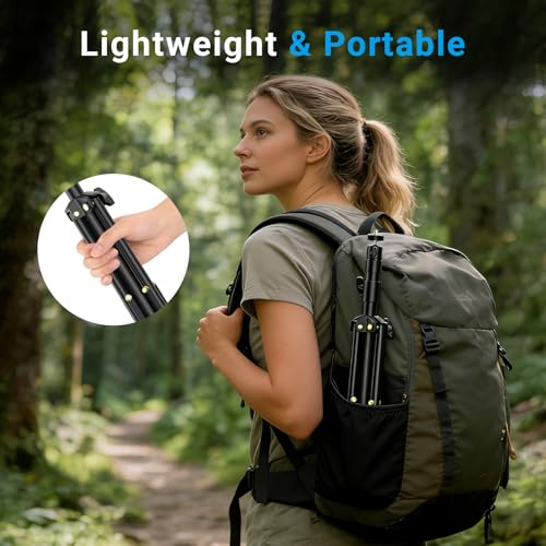 Image of Starlink Mini Tripod Mount with Adapter - Height Adjustable & 360 Tilt, Compatible with Starlink Mini Terminal, Portable Sturdy Stand for RV Camping & Outdoor Use