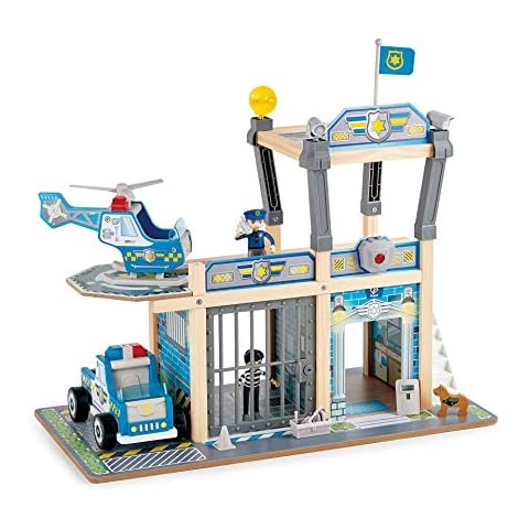 Hape Police Station Playset with Alarms Cover