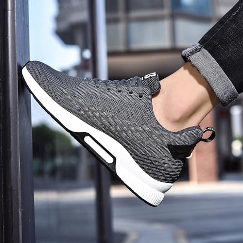 Image of BMINFEE Men's Invisible Height Increasing Elevator Shoes Lightweight Sport Shoes Height-Boosting Breathable Lace up Sneakers 2.4 Inches