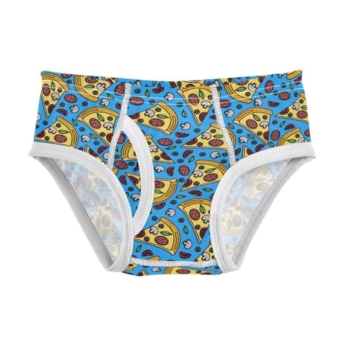 Cotton Little Boys Briefs Soft Pizza Toddler Underwear