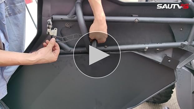 Amazon.com: SAUTVS UTV Custom Metals Door Handles, Black Powder
