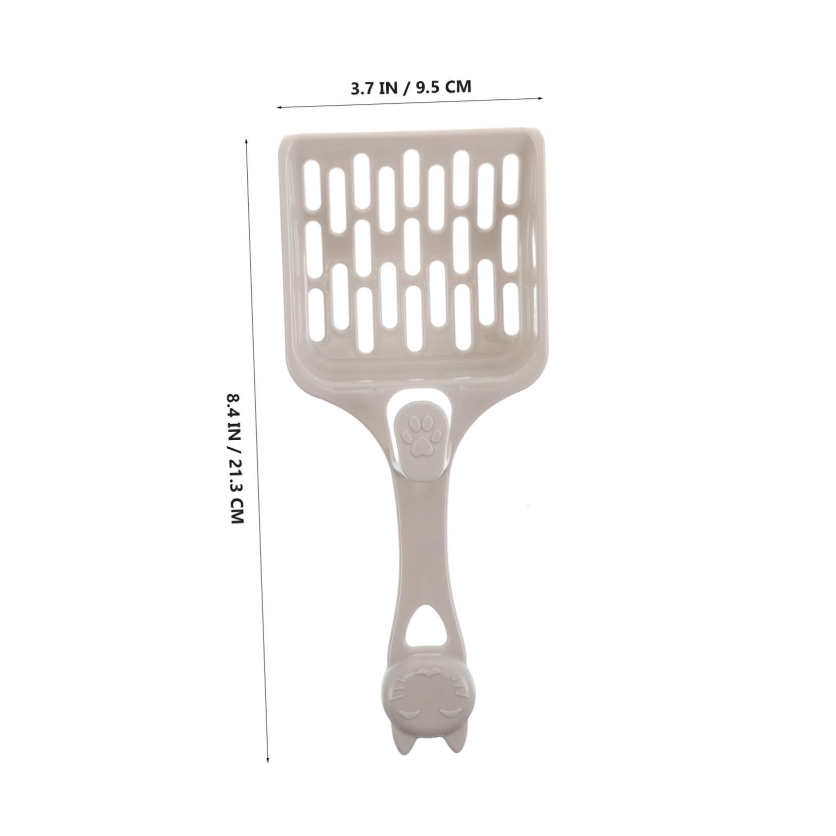 VANZACK 7Pcs Cat Litter Scoop Long Handle Lightweight Plastic Shovel with Fine Sifting Mesh for Efficient Litter Box Cleaning Ergonomic Design for Removal and Smell