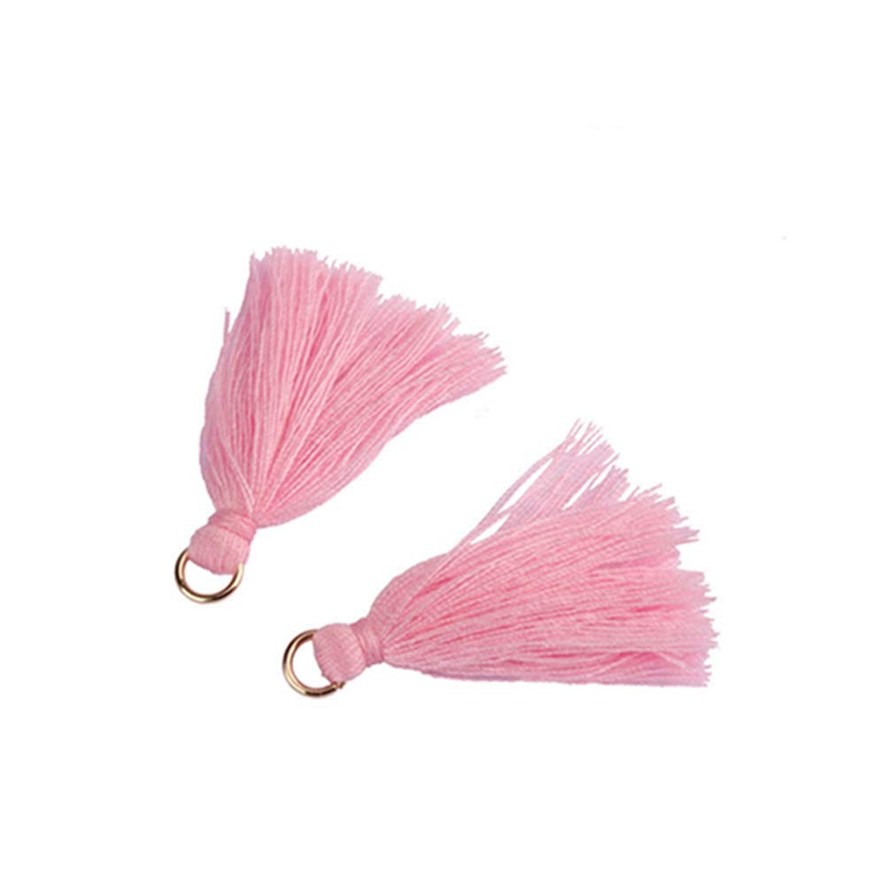 100 Pièces Glands Colorés 3cm Mini Pompons Coton Pendentifs - Kit DIY Bijoux, Boucles D'Oreilles, Porte-Clés