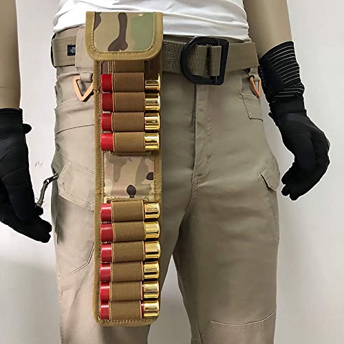 Acexier Tactical Airsoft Molle Magazine Pouch 16 Round 12 Gauge 12Ga Ammo Shells Holder Military Hunting Bandolier Cartridge Bag #TOP6