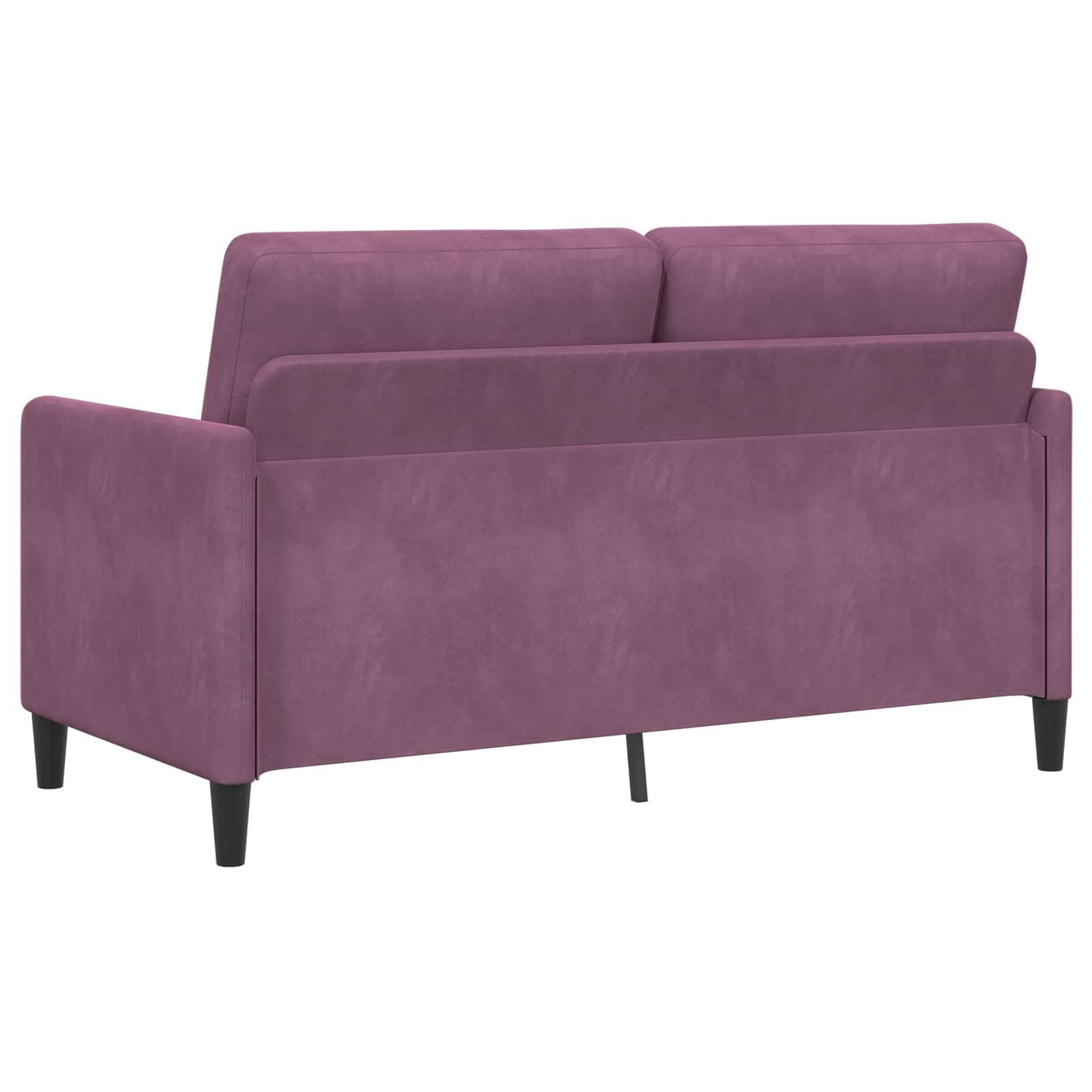 Canapé 2 places avec espace de rangement en polyester violet 152