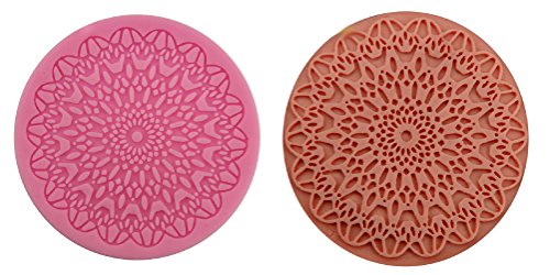 Stampo in silicone con calchi di pizzo lace con