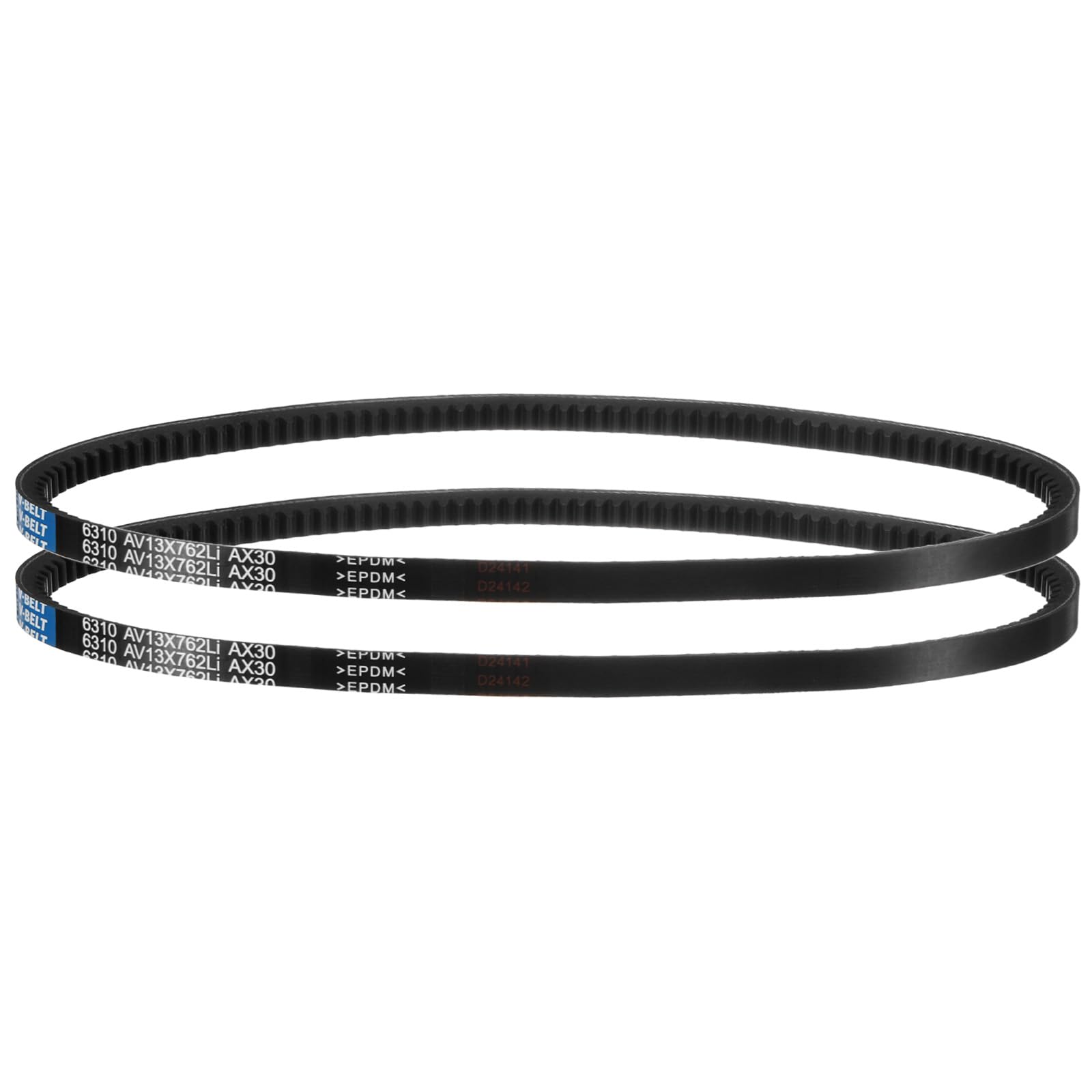AX50 Belt, Raw Edge Cogged Industrial Rubber EPDM V-Belt, Pack of 2 — Amazon image 31