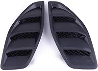 Vista 3 de beler 2 piezas izquierda y derecha del capó del motor, rejillas de ventilación de entrada de aire, bisel apto para Jeep JK Wrangler 2007-2017