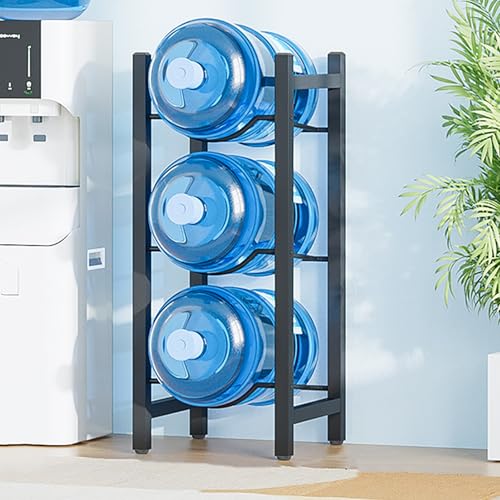 Estante para jarra de agua de 5 galones de metal con pies regulables para cocina