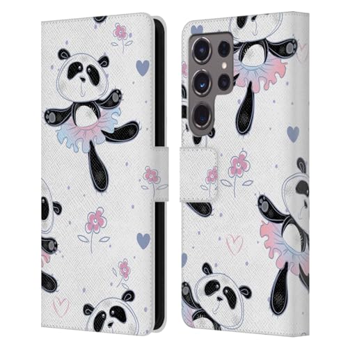 Funda Haroulita Bailarina Animales de cuero tipo libro para Samsung Galaxy S24 Ultra 5G