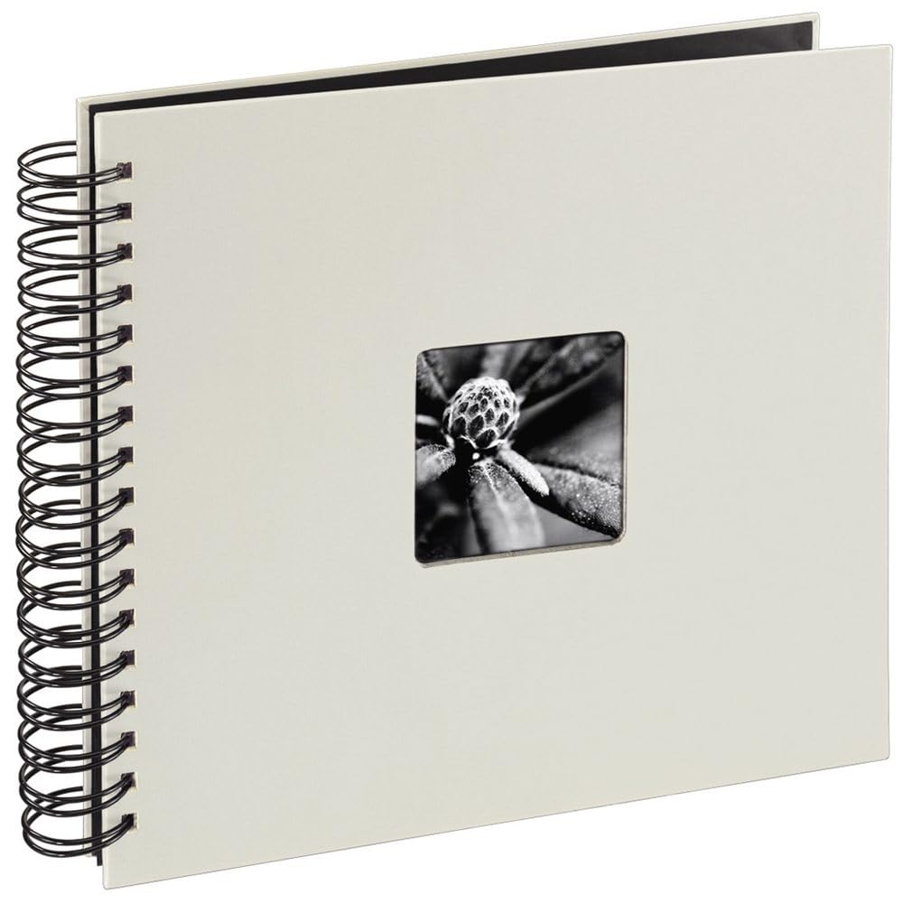 Hama "Fine Art" Spiral Album, 28 X 24 Cm, 50 Pages, Chalk Black