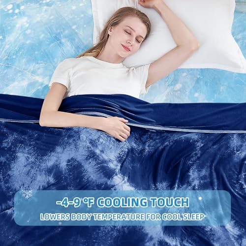 Image of inhand Cooling Blanket Twin XL Size (60 inchx90 inch), Cooling Blankets for Hot Sleepers, Absorbs Heat to Keep Adults Cool For Summer Nights Sweats, Thin Cold Lightweight Blanket for Couch Bed, All Season Use