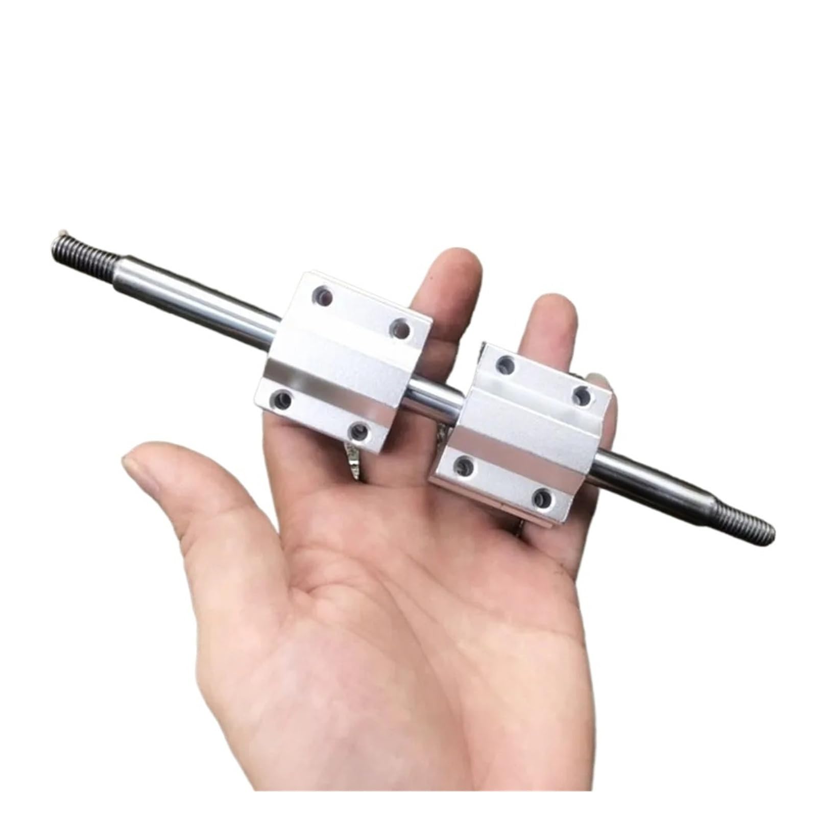 SCS8UU SCS10UU SCS12UU - Roulement à billes linéaire - SCS16UU SCS20UU - Bloc de bague de routeur CNC - Arbre de rail de guilde en aluminium léger (SCS12UU)