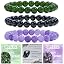 Green Jade + Black Tourmaline + Purple Jade