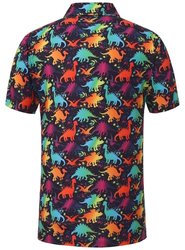 Camisetas polo para hombre de golf, divertidas, de rendimiento, transpirables y secado rápido miniatura 3