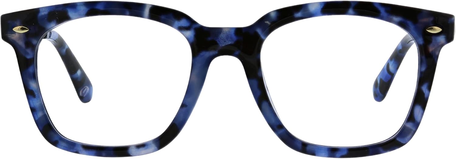Peepers by PeeperSpecs womens Limelight Oversized Blue Light Blocking Reading Glasses
