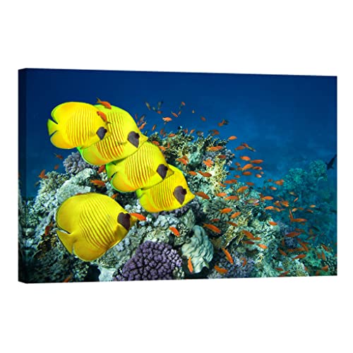 Tableau animaux phosphorescent DCA032-2 recharge à la lumière grand format 80x120cm