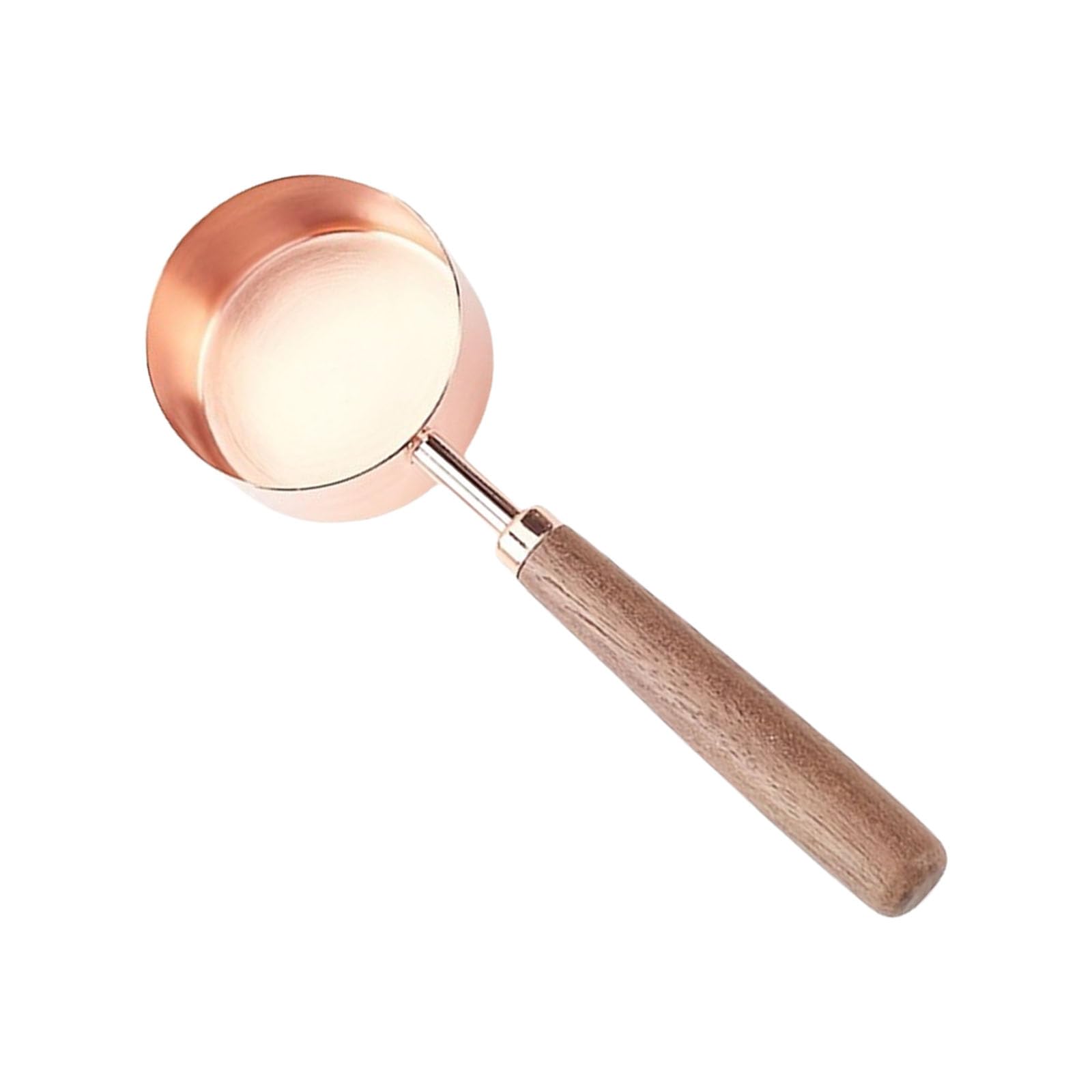 Kalttoy Wood Handle Melting Spoon with Flat Bottom for Seal Stamp Art Craft Envelope Letter Wedding Invitation Embellishment Sealing Waxes Melting Spoon