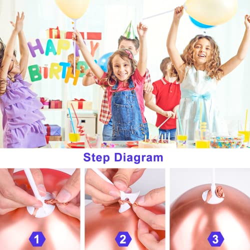 Herefun 100 Pezzi Palloncini Sticks Supporti