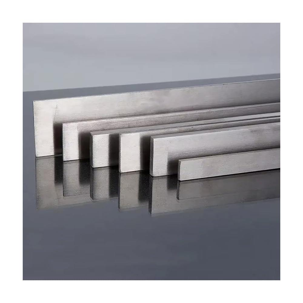 1 Stück 12 mm Vierkantstange aus 304 Edelstahl – Hohe Härte und Rostbeständigkeit for Heimwerkerarbeiten und Modellbau(12x25x100mm)
