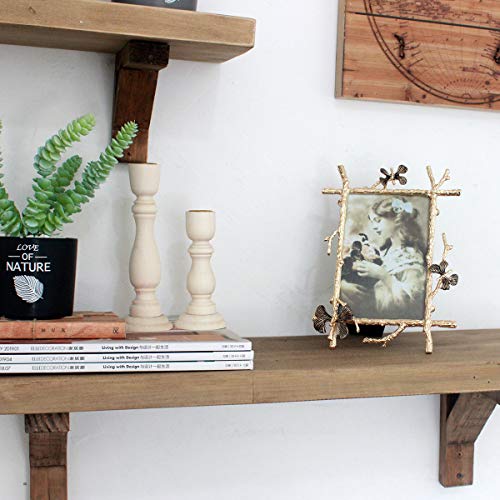 Funerom Metal Frame Picture Frame 4X6 Inch Photo Display For Desk (Golden) #TOP2