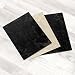 Kenley Stick-on Sole Sheets for Dance Shoes - Set of 3 Black & Beige Eco Suede Soles 8.5" x 12" - Sticky Self-Adhesive Backing - Easy Resole Old Dance Shoes, Heels or Sneakers