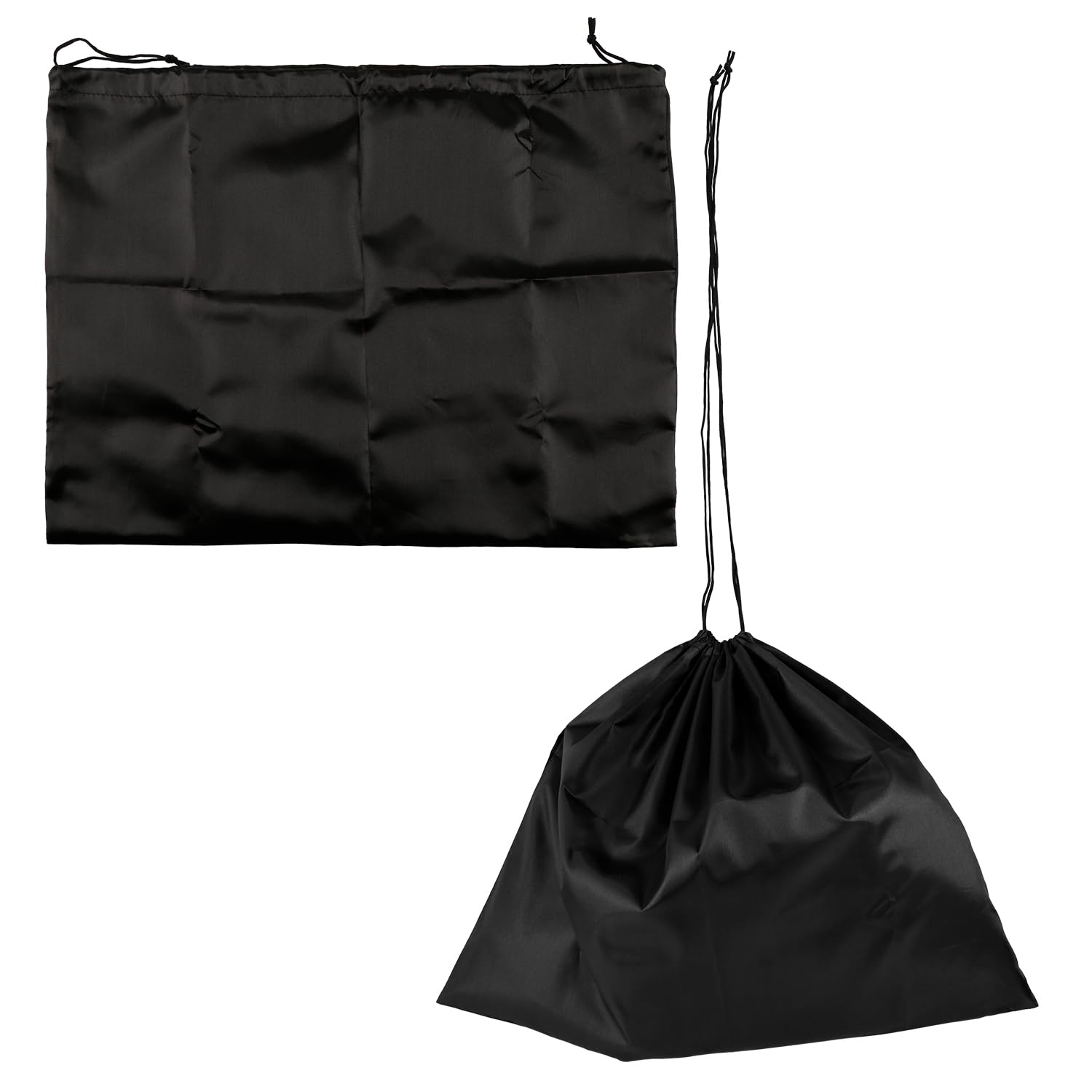 Tabanzhe Black 2Pcs Dust Bags For Handbags-Large Travel Dust Cover Storage Pouch With Drawstring Dustproof Handbag Storage Organizer For Protecting Shoulder Bags Purses Shoes Boots Backpacks(Black)