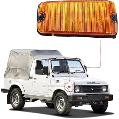 Suzuki Samurai Tail Light 1986-1995 Complete Set Headlight Real Light/Indicator Light/Clear Lamp/Side Marker Light/License Plate Light 12V Bulbs Sz2800101|35604-80022