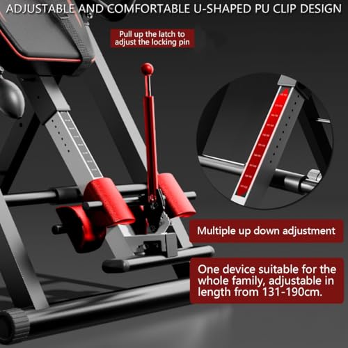 Máquina invertida para piernas con ajuste de altura múltiple miniatura 6